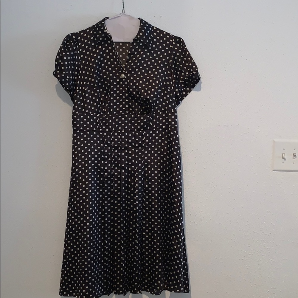 Polka Dot Dress by Signature by Robbie Bee - Picture 1 of 4